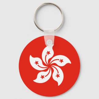 Flag of Hong Kong Key Ring