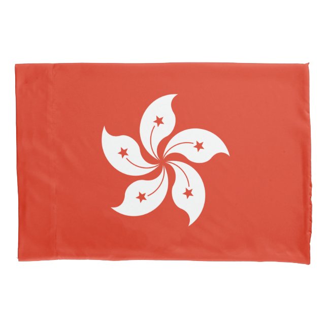 Flag of Hong Kong Pillow Case (Front-Left)