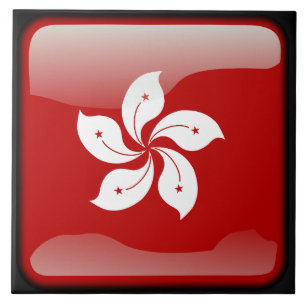 Flag of Hong Kong Tile