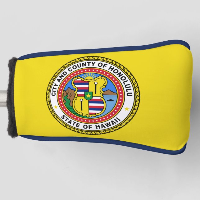 Flag of Honolulu, Hawai’i Golf Head Cover (Front)