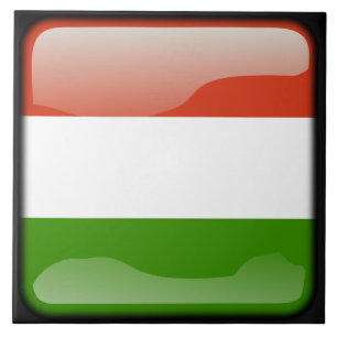Flag of Hungary Ceramic Tile