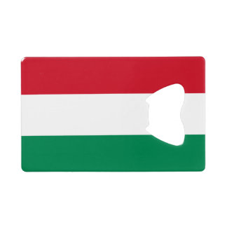 Flag of Hungary Credit Card Bottle Opener