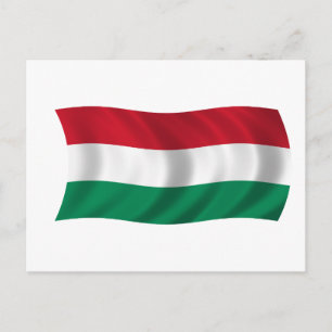 Flag of Hungary Postcard