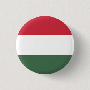 Flag of Hungary tricolor 3 Cm Round Badge