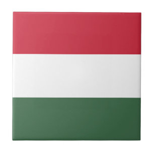 Flag of Hungary tricolor Ceramic Tile