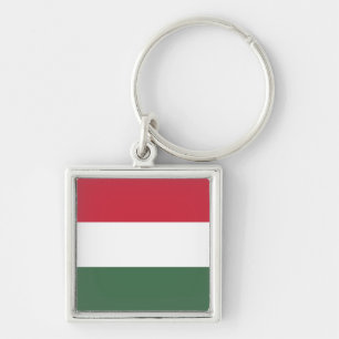 Flag of Hungary tricolor Key Ring