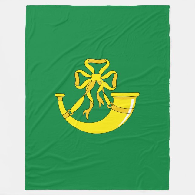 Flag of Huntingdonshire Fleece Blanket (Front)