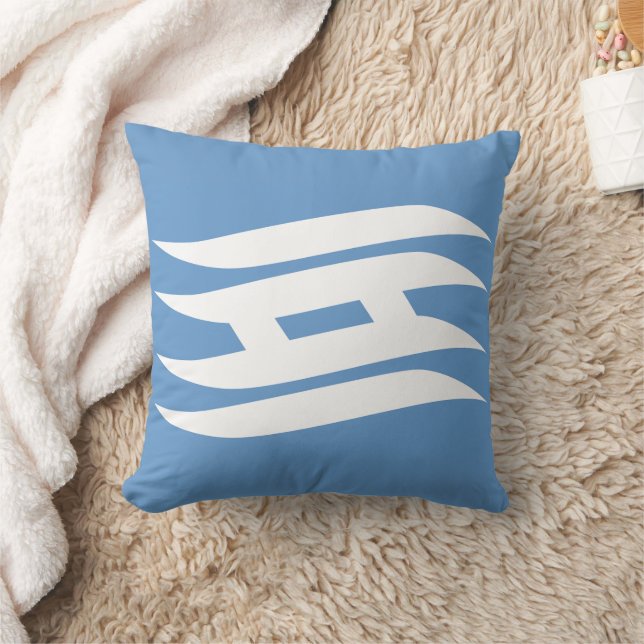 Flag of Hyogo Prefecture, Japan Cushion (Blanket)