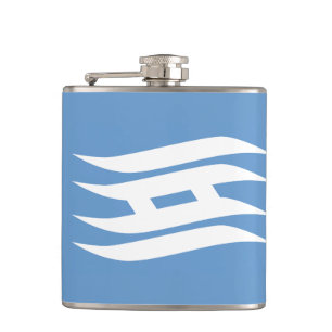 Flag of Hyogo Prefecture, Japan Hip Flask