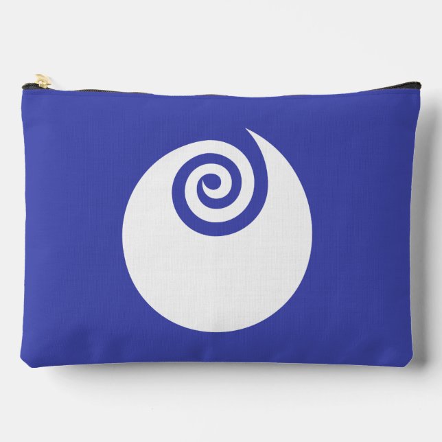 Flag of Ibaraki Prefecture, Japan Accessory Pouch (Front)