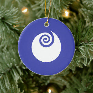Flag of Ibaraki Prefecture, Japan Ceramic Ornament