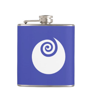 Flag of Ibaraki Prefecture, Japan Hip Flask