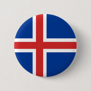 Flag of Iceland Button