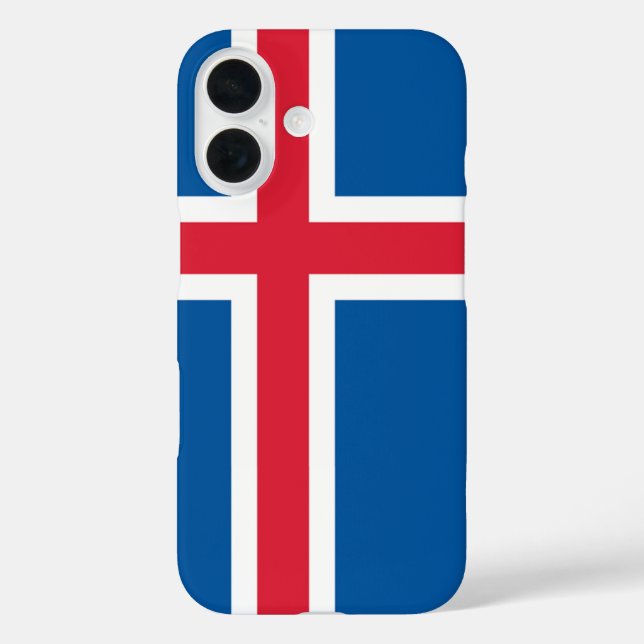 Flag of Iceland Case-Mate iPhone Case (Back)