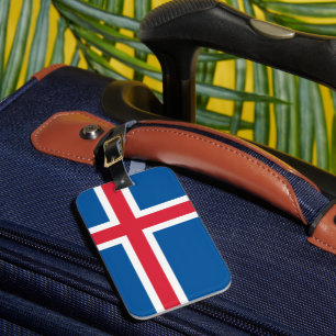 Flag of Iceland Luggage Tag