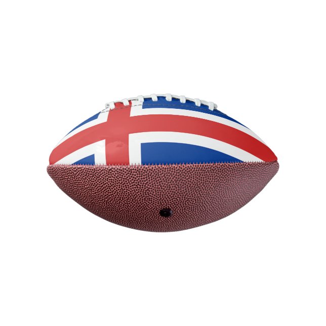 Flag of Iceland Mini Football (Rotated 270)
