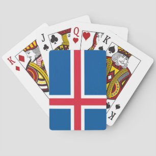 Flag of Iceland Playing Cards