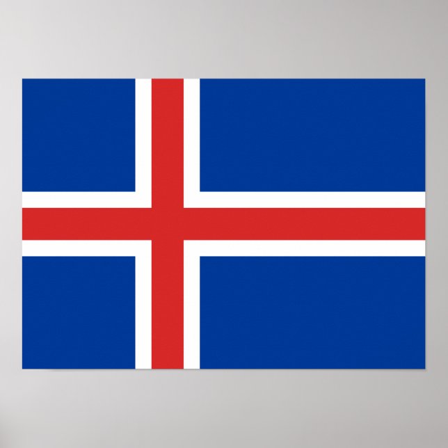 Flag of Iceland Poster (Front)