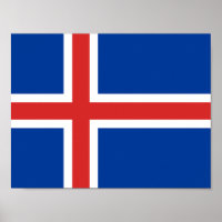 Flag of Iceland Poster