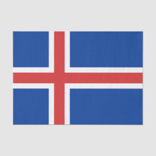 Flag of Iceland Tissue Paper