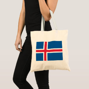 Flag of Iceland Tote Bag