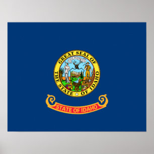 Flag of Idaho Poster