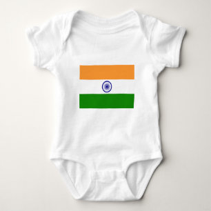 Flag of India - तिरंगा  - भारत Baby Bodysuit