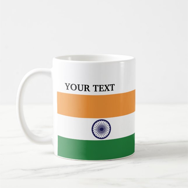 Flag of India Coffee Mug (Left)