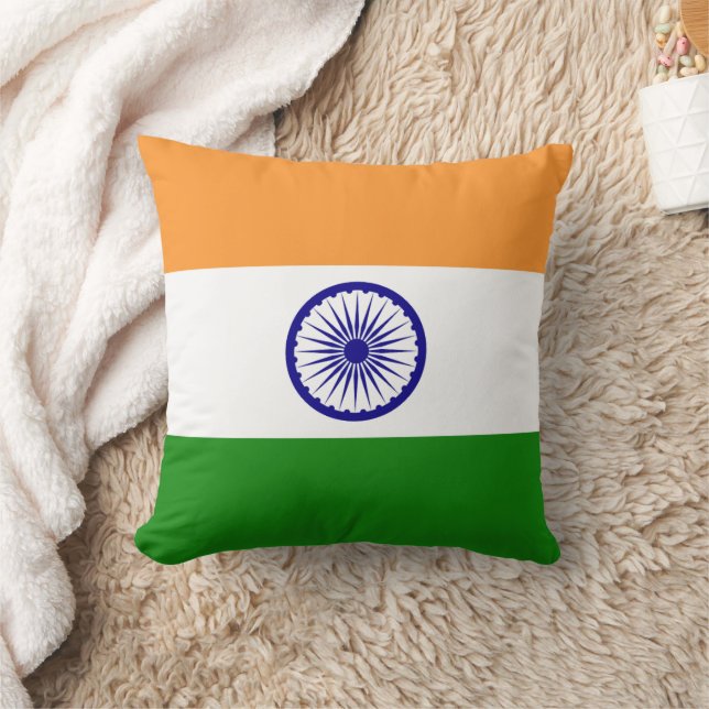 Flag of India Cushion (Blanket)