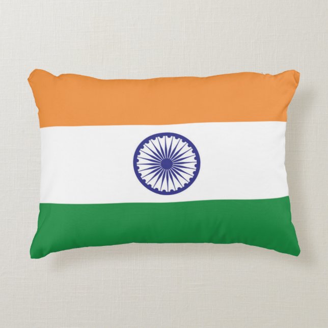 Flag of India Decorative Cushion (Front)