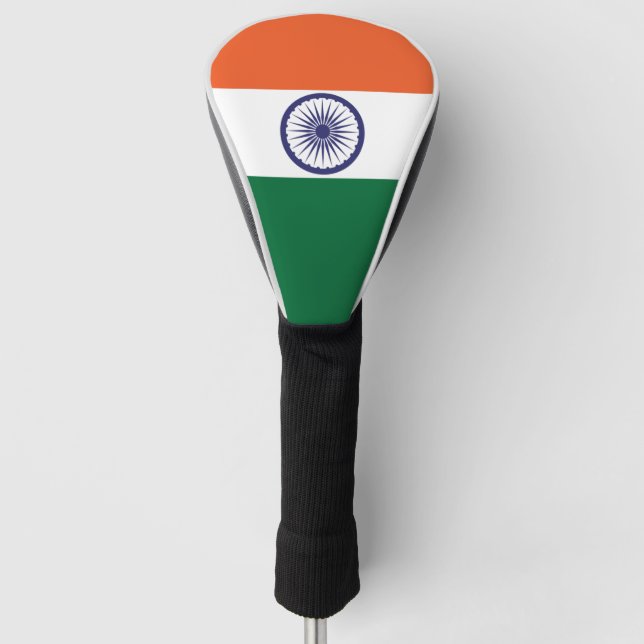 Flag of India Golf Head Cover (Front)