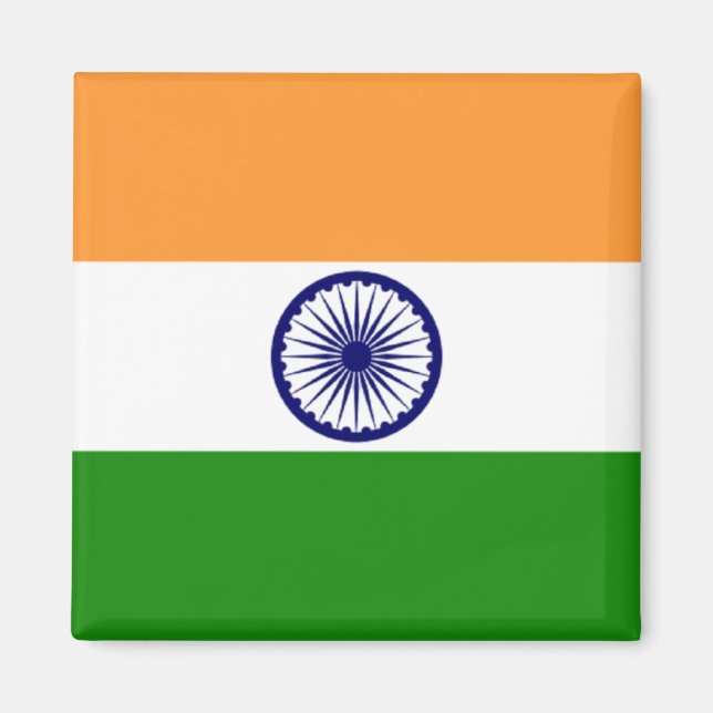 Flag of India Magnet (Front)