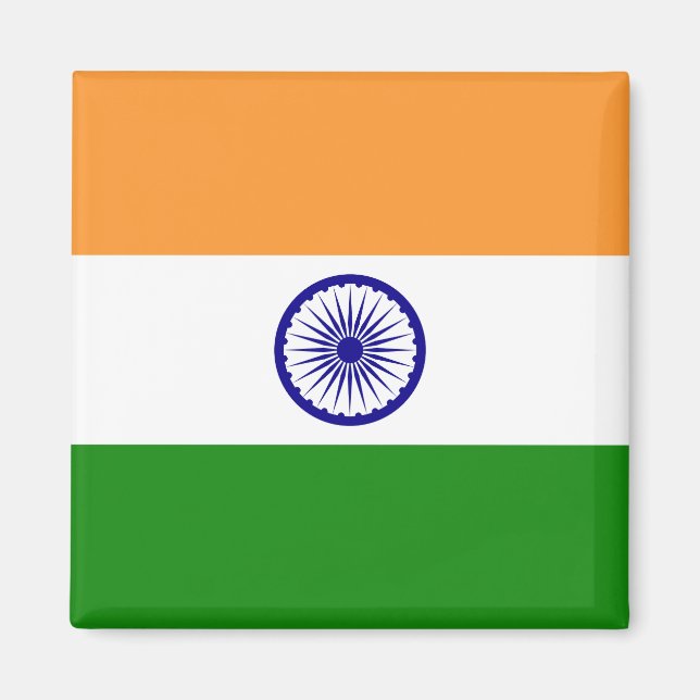 Flag of India Magnet (Front)