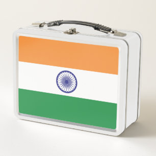 Flag of India Metal Lunch Box