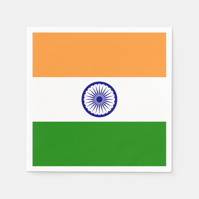 Flag of India Napkin (Front)