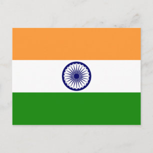 Flag of India Postcard