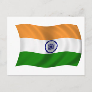 Flag of India Postcard