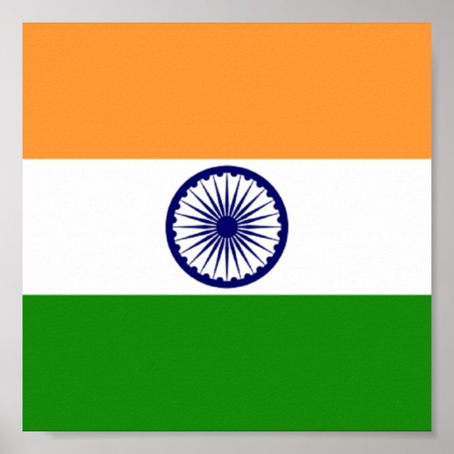 Flag of India Poster11x11 Poster (Front)