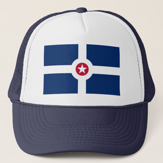 Flag of Indianapolis, Indiana Headsweats Hat (Front)