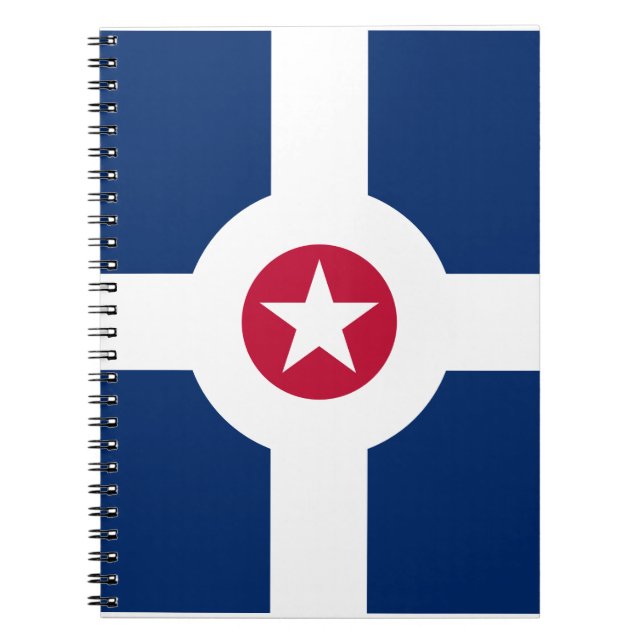 Flag of Indianapolis, Indiana Notebook (Front)
