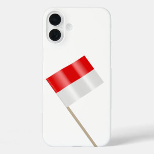 Flag of Indonesia iPhone 16 Plus Case