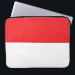 Flag of Indonesia Laptop Sleeve<br><div class="desc">Indonesian flag with official colours and shape.</div>