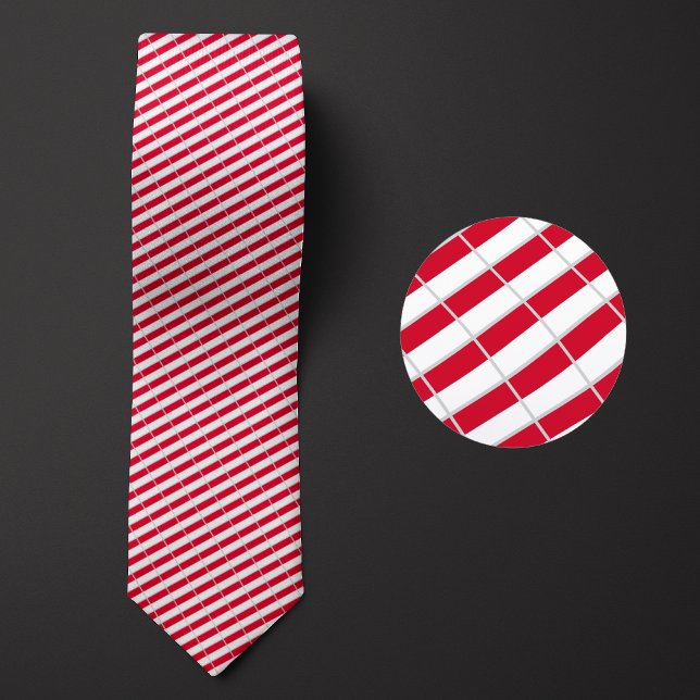 Flag of Indonesia Pattern Tie (Creator Uploaded)