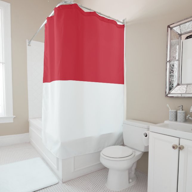 Flag of Indonesia Shower Curtain (In Situ)