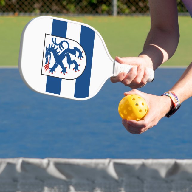 Flag of Ingolstadt, Bavaria - GERMANY Pickleball Paddle (Insitu)