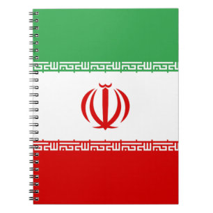 Flag of Iran Notebook