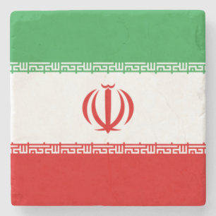 Flag of Iran Stone Coaster