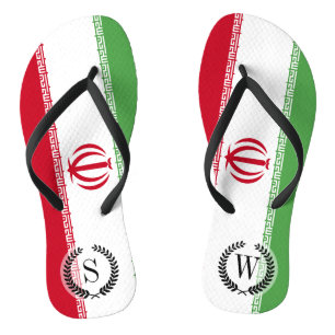 Flag of Iran Thongs