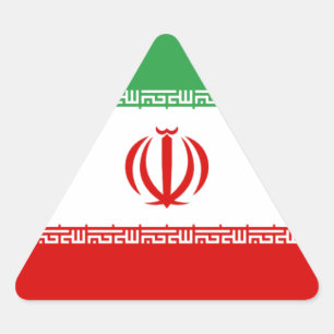 Flag of Iran Triangle Sticker