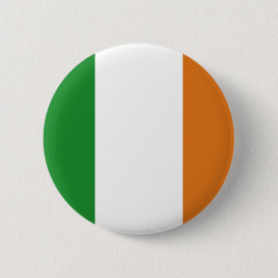 Flag of Ireland 6 Cm Round Badge